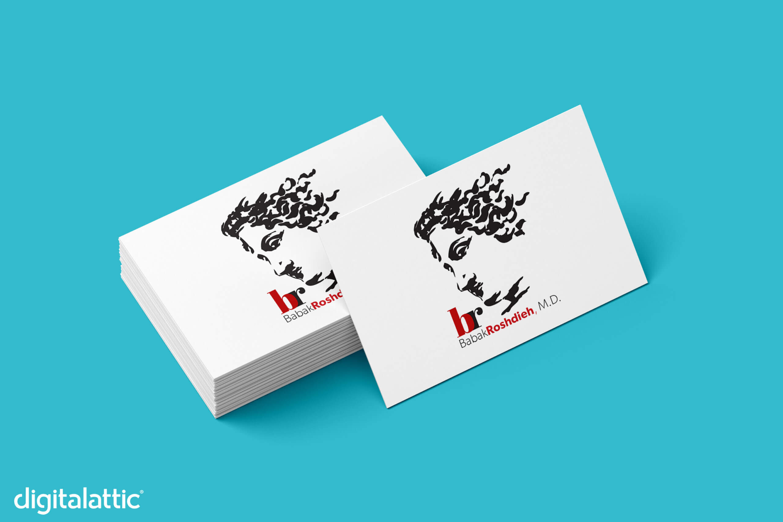 portfolio digital attic babak roshdieh business card