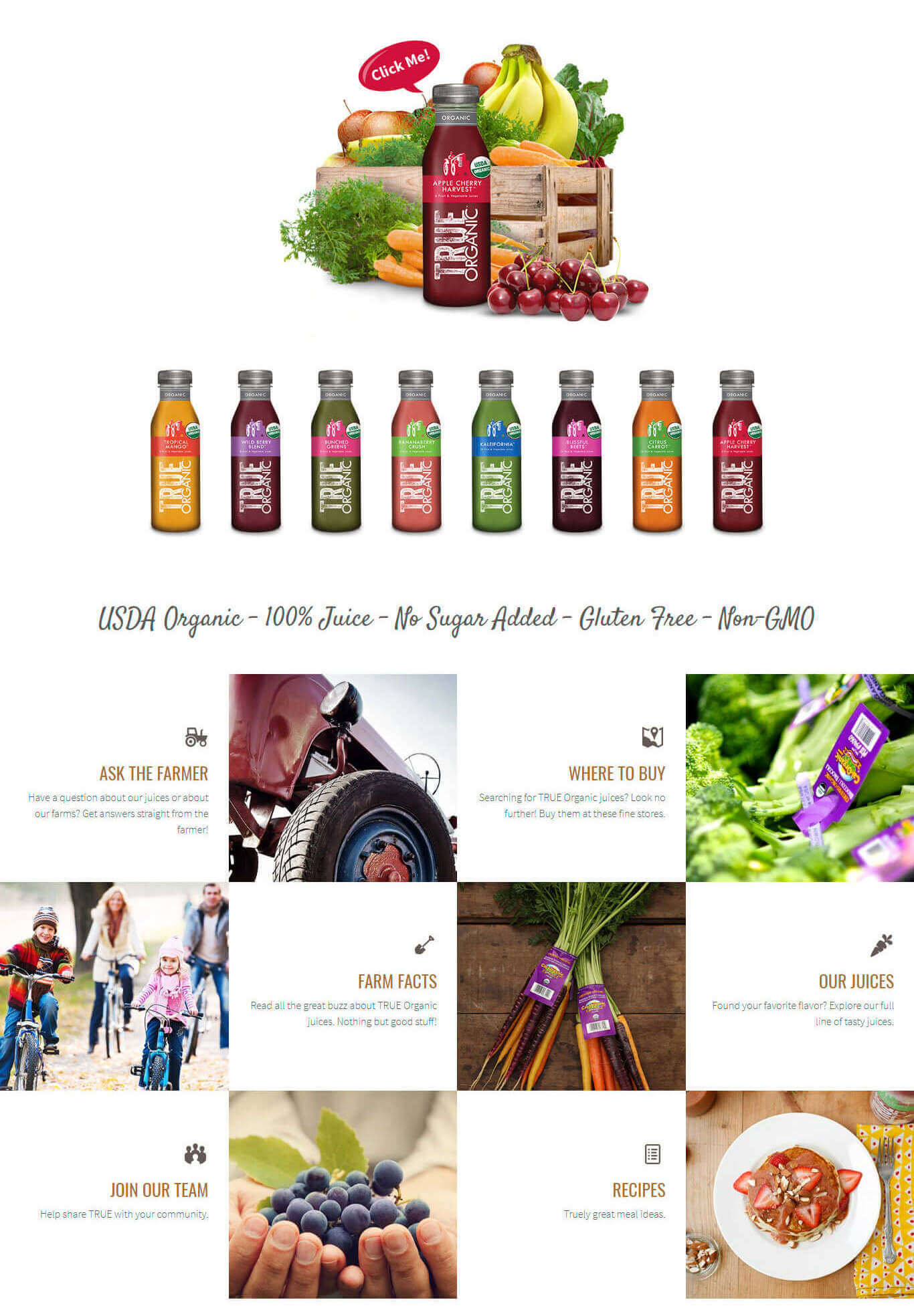 Portfolio Digital Attic True Organic Juice Body