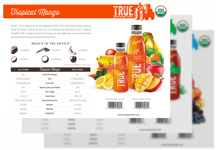 Portfolio Digital Attic True Organic Juice Offline Product Launch