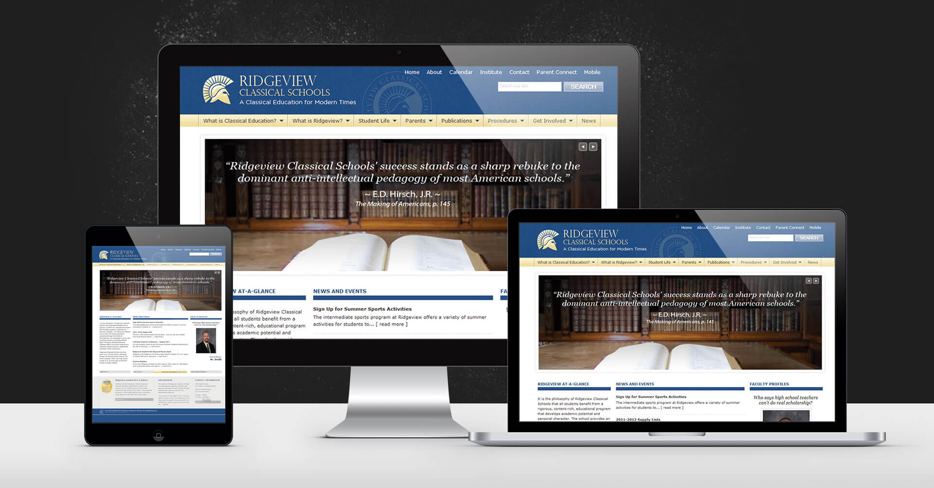 portfolio digital attic ridgeview classical school devices